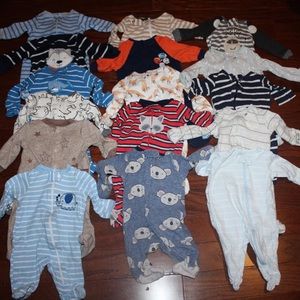 16 Newborn Zip Sleepers